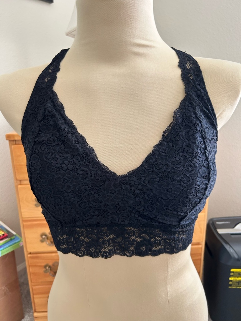 Soma Black Racerback Bralette XL